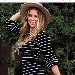 Kittenish long sleeve dress